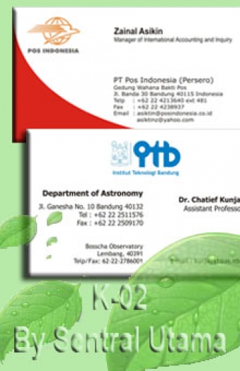 Kartu Nama K-02