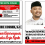 Kartu nama kampanye dua muka LAMINASI GLOSSY